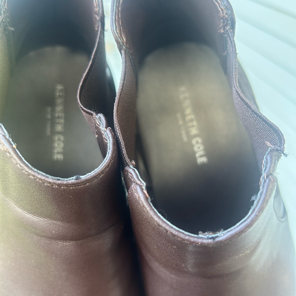 Kenneth Cole Dark Brown Leather Shoes